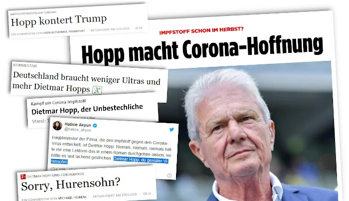 Dietmar Hopp und die Ausrisse vieler lobpreisender Artikel