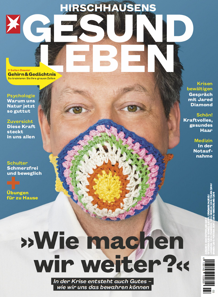 Das Cover des Magazins "Hirschhausens Gesund Leben"