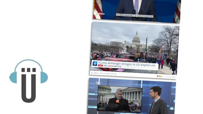 Der Podcast Holger ruft an über die Live-Berichterstattung von ARD und ZDF während der Berichterstattung aus Washington