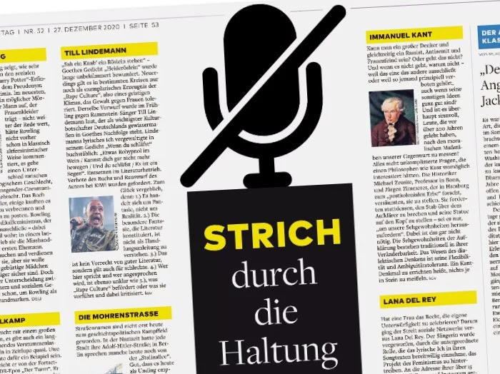 STRICH durch die Haltung