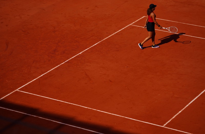 Naomi Osaka bei den French Open