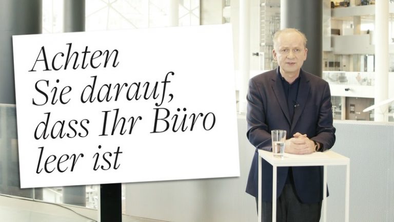 Achten Sie darauf, dass Ihr Büro leer ist
