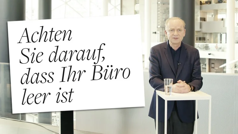 Achten Sie darauf, dass Ihr Büro leer ist