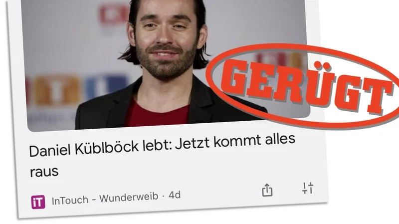 "Daniel Küblböck lebt: Jetzt kommt alles raus" - gerügt