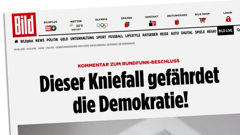 Kommentar zum Rundfunk-Beschluss. Dieser Kniefall gefährdet die Demokratie!