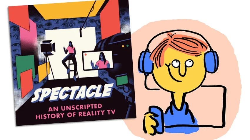 Podcastkritik "Spectacle - an unscripted history of Reality TV" mit glücklichem Hörer