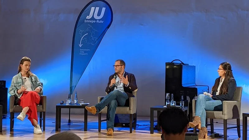 Julian Reichelt bei der Jungen Union im Schwelm