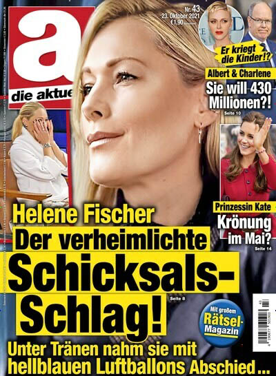 Helene Fischer - Der verheimlichte Schicksals-Schlag! - Unter Tränen nahm sie mit hellblauen Luftballons Abschied ...