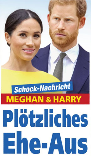 Schock-Nachricht - Meghan & Harry - Plötzliches Ehe-Aus
