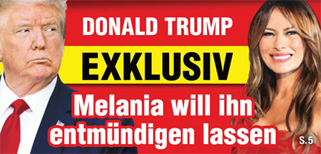 Donald Trump - EXKLUSIV - Melania will ihn entmündigen lassen