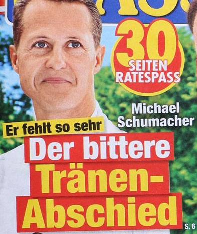 Er fehlt so sehr - Michael Schumacher - Der bittere Tränen-Abschied