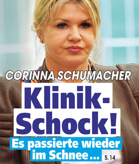 Corinna Schumacher - Klinik-Schock! - Es passierte wieder im Schnee...
