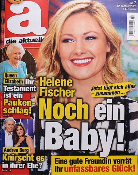 Helene Fischer - Noch ein Baby! - Jetzt fügt sich alles zusammen ... Eine gute Freundin verrät ihr unfassbares Glück