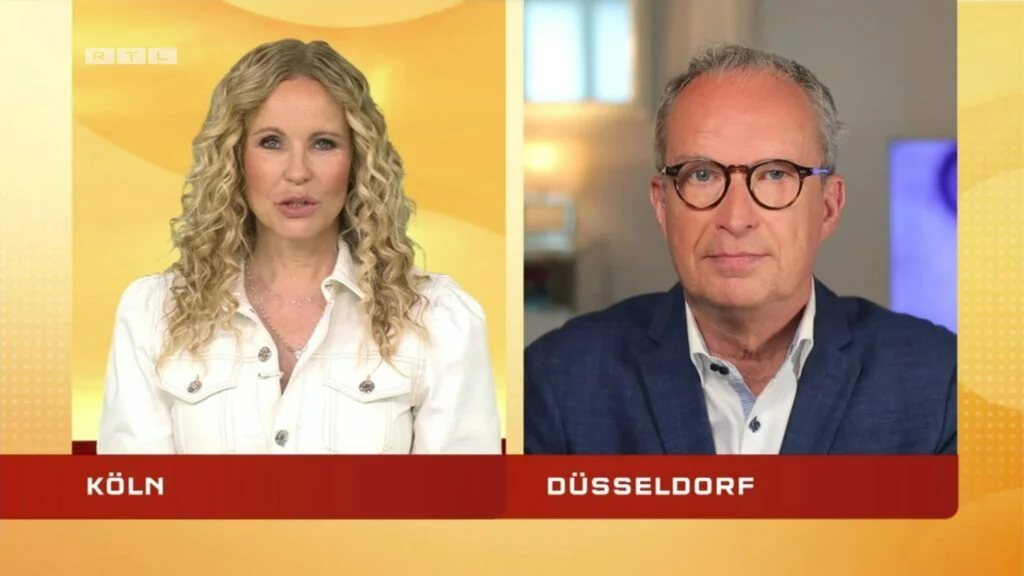 Katja Burkard (RTL Punkt 12) im Gespräch mit Dr. Christoph Specht