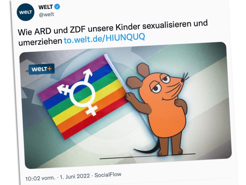 Wie ARD und ZDF unsere Kinder sexualisieren und umerziehen
