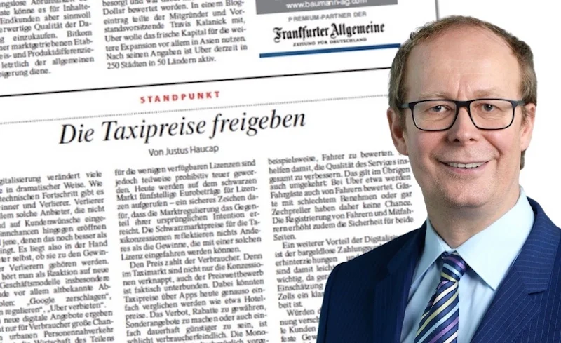 FAZ-Gastbeitrag des Ökonomen Justus Haucap