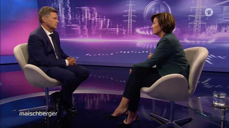 Robert Habeck bei Sandra Maischberger