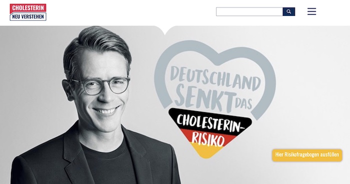 Johannes Wimmer als Gesicht der Kampagne "Cholesterin neu verstehen"