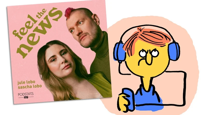 Logo Podcastkritik: "Feel the news", unzufriedener Hörer