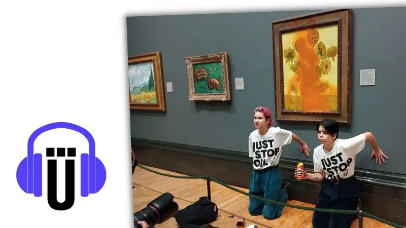 Suppe auf Van Gogh - Aktion von Klimaaktivisten