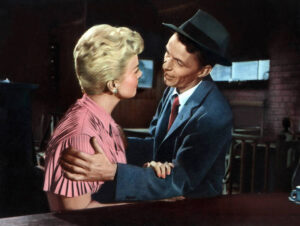 Filmszene mit Frank Sinatra und Doris Day