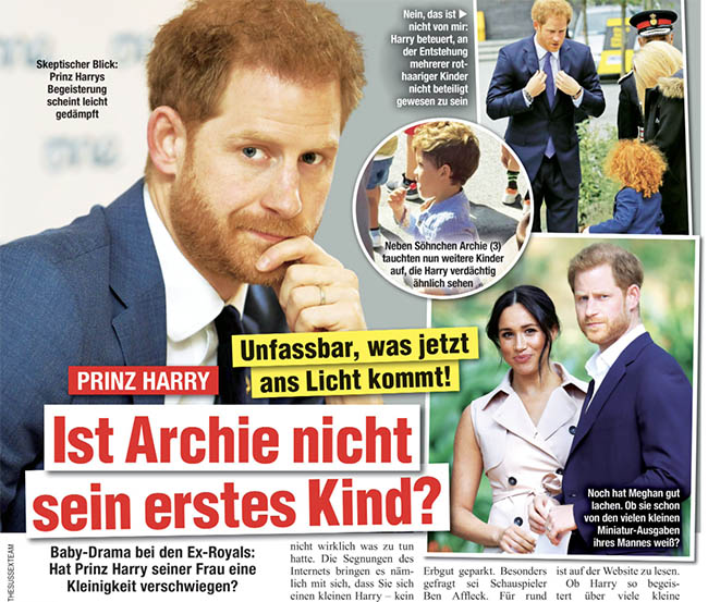 Prinz Harry – Unfassbar, was jetzt ans Licht kommt! – Ist Archie nicht sein erstes Kind? – Baby-Drama bei den Ex-Royals: Hat Prinz Harry seiner Frau eine Kleinigkeit verschwiegen?