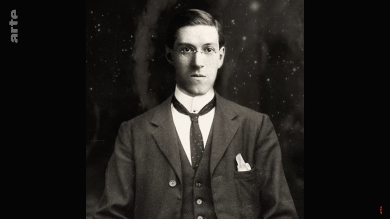 Bild von H.P. Lovecraft in der Arte-Doku "Die Ursprünge der Fantasy-Romane"