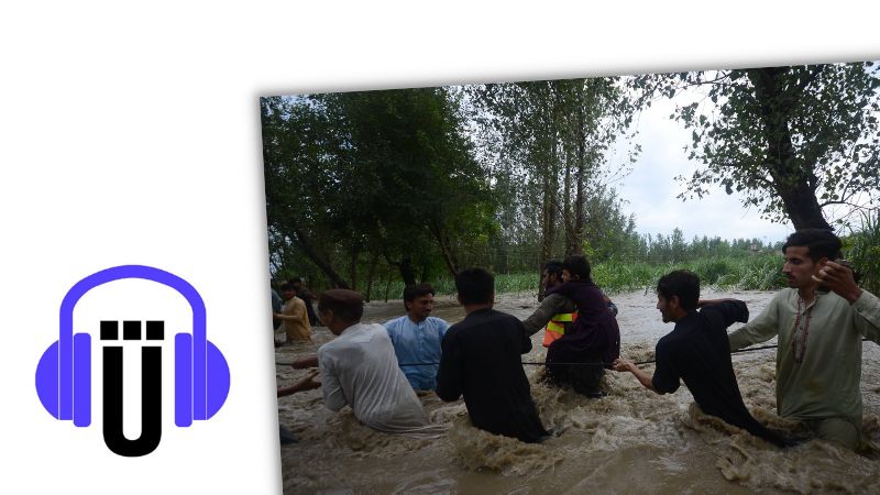 Überschwemmung in Pakistan im Sommer 2022