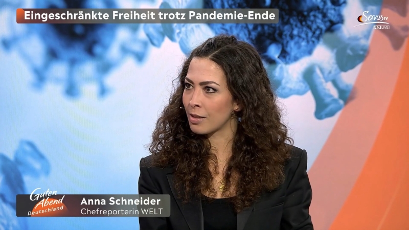 Anna Schneider bei "Gute Nacht Deutschland".