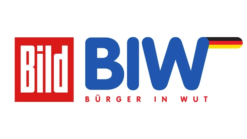 Logos der Tageszeitung "Bild" und der Wählervereinigung "Bürger in Wut"