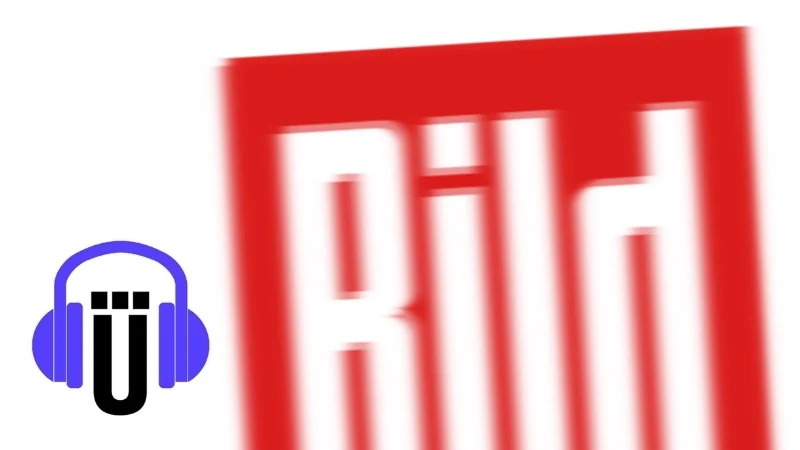 Verzerrtes Logo von "Bild"