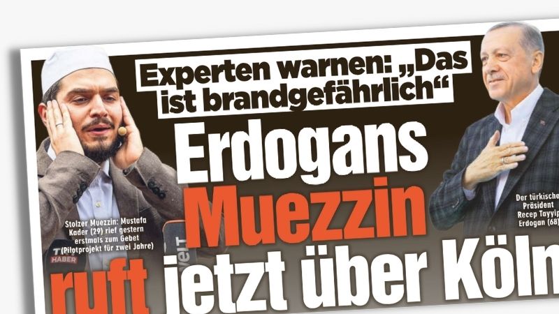 "Bild"-Schlagzeile über den Ruf des Muezzin in Köln