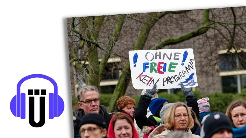Freie Mitarbeiter des rbb streiken