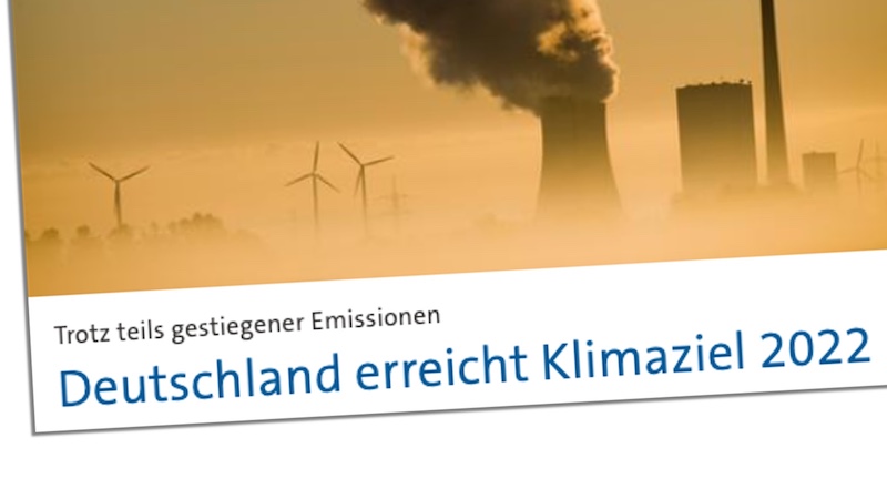 "Tagesschau" über die deutschen Klimaziele.