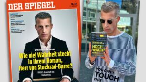 Spiegel-Titel mit Schriftsteller Benjamin von Stuckrad-Barre, Instagram-Story mit demselben
