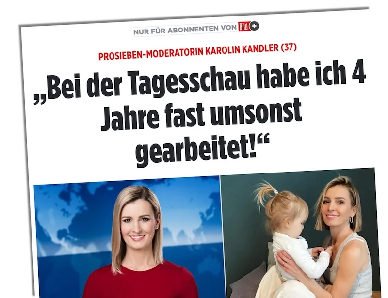 „Bild Plus“-Artikel über Karolin Kandler