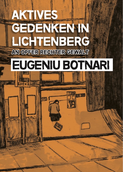 Aktives Gedenken in Lichtenberg an Opfer rechter Gewalt: Eugeniu Botnari