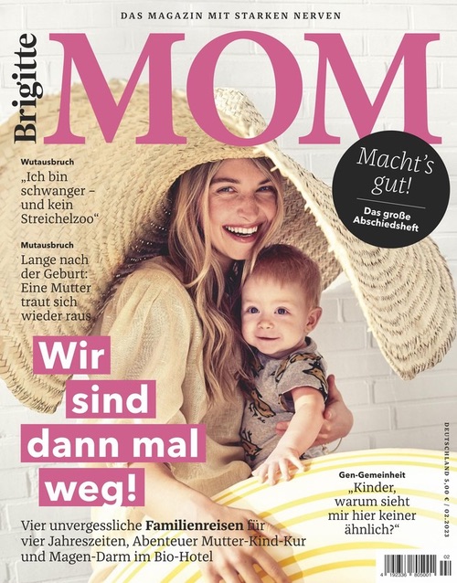 Cover "Brigitte Mom": Wir sind dann mal weg!