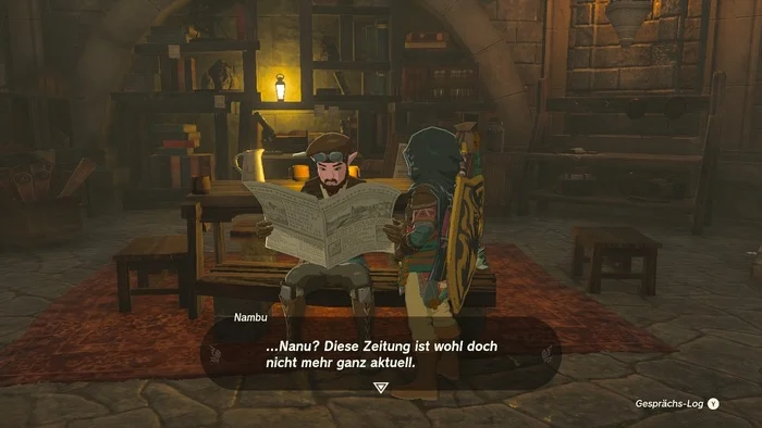 ... Nanu? Diese Zeitung ist wohl doch nicht mehr ganz aktuell.