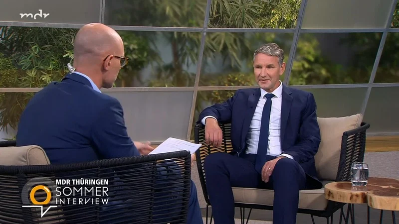 Björn Höcke im Gespräch mit Lars Sänger
