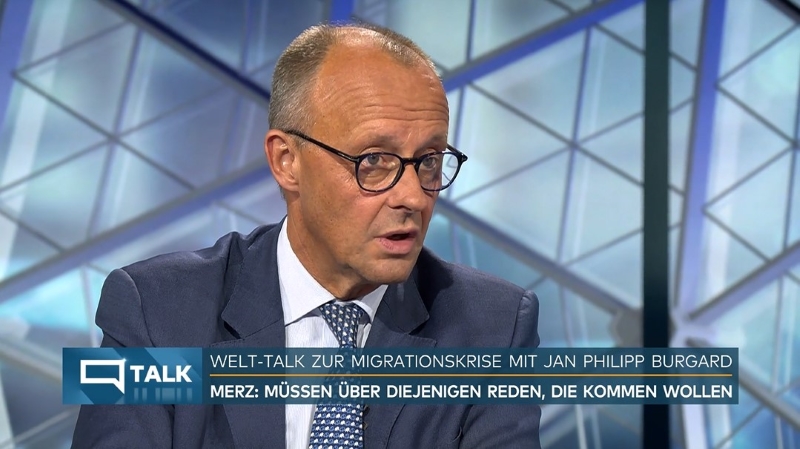 Friedrich Merz im "Welt Talk"