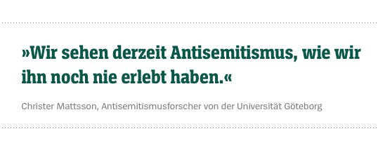 »Wir sehen derzeit Antisemitismus, wie wir ihn noch nie erlebt haben.«