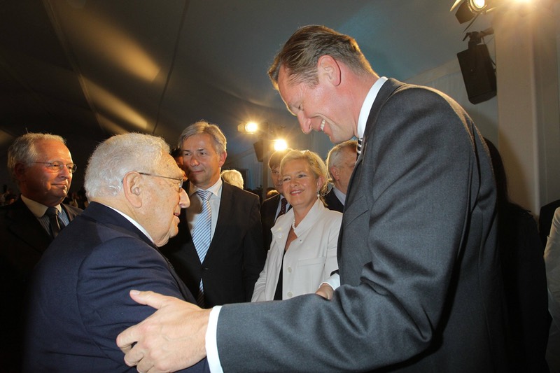 Henry Kissinger mit Mathias Döpfner