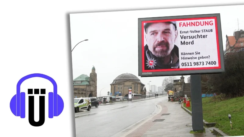 Fahndungsplakat in Hamburg: Gesucht wird der Terrorist Ernst-Volker Staub