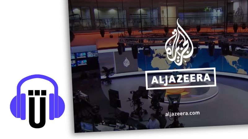Das Logo des Fernsehsenders Al Jazeera