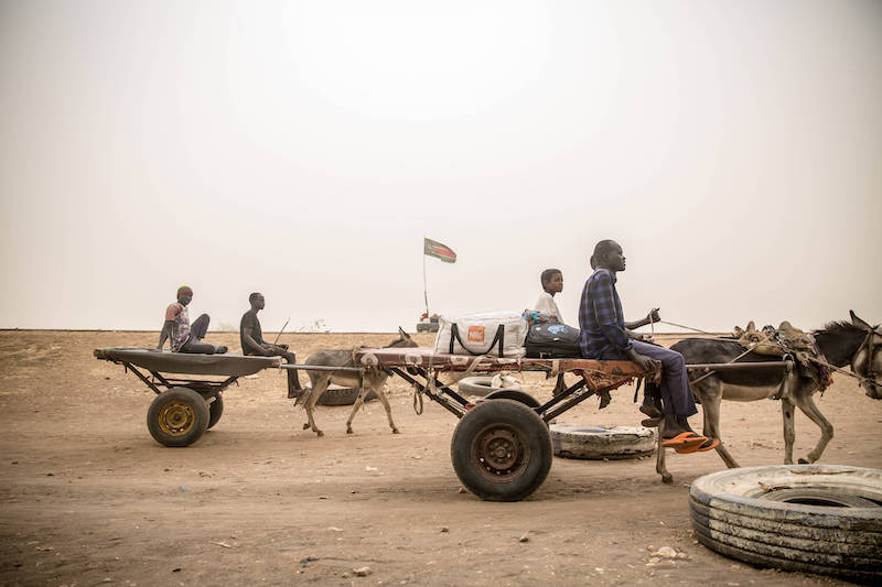 Kriegsflüchtlinge im Sudan