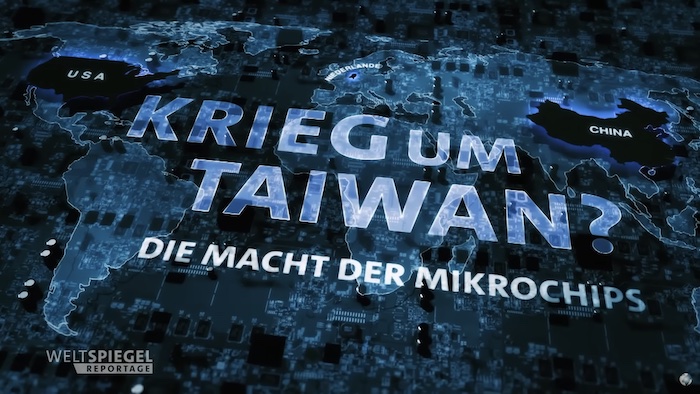 Titelgrafik der "Weltspiegel"-Doku "Krieg um Taiwan?"