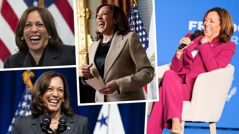 Kamala Harris lacht gerne und oft. Warum ist das ein Thema?