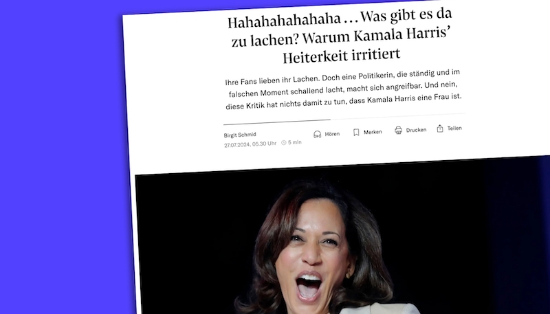 NZZ-Artikel über Kamala Harris