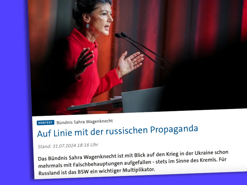 "Tagesschau"-Artikel vom 31.07.2024